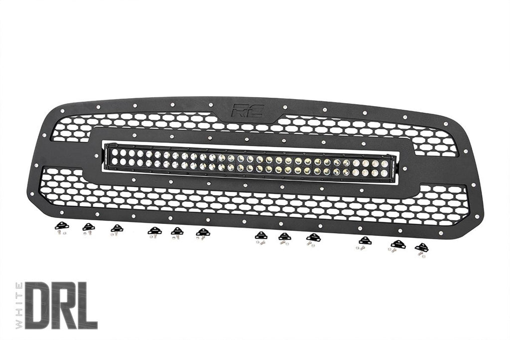 Rough Country 70199DRL Mesh Grille w/LED for Select Ram 1500, Ram Classic