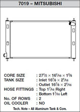 Load image into Gallery viewer, CSF Cooling - Racing &amp; High Performance Division 7019 08-13 Mitsubishi Lancer Evo X &amp; Ralliart (Manual &amp; TC-SST) All-Aluminum Radiator for Select Mitsubishi Lancer