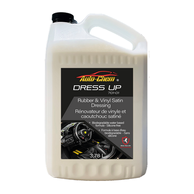 Auto-Chem 701-01 Dress Up Rubber & Vinyl Satin Dressing - 3.78L