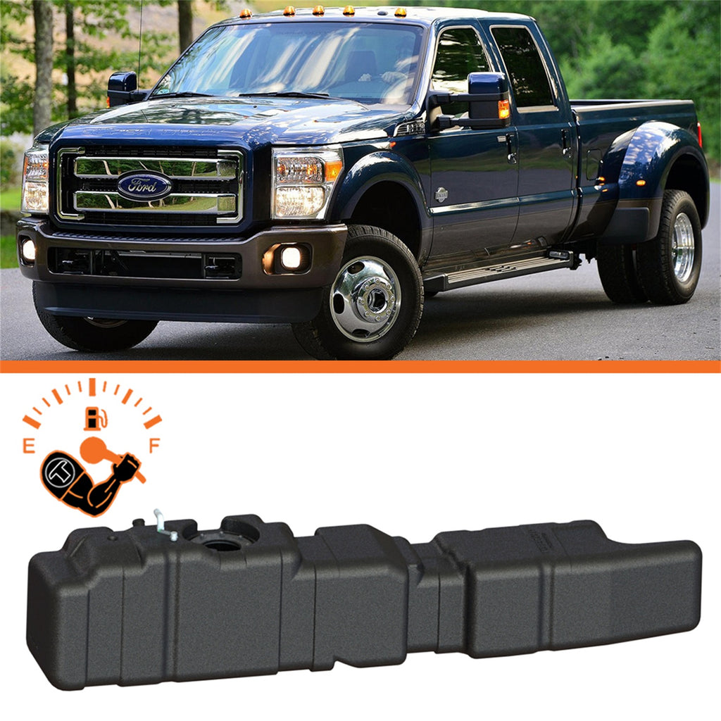 TITAN Fuel Tanks 7020311 Extra Large Midship Tank for Select Ford F-250 Super Duty, Ford F-350 Super Duty, Ford F-450 Super Duty