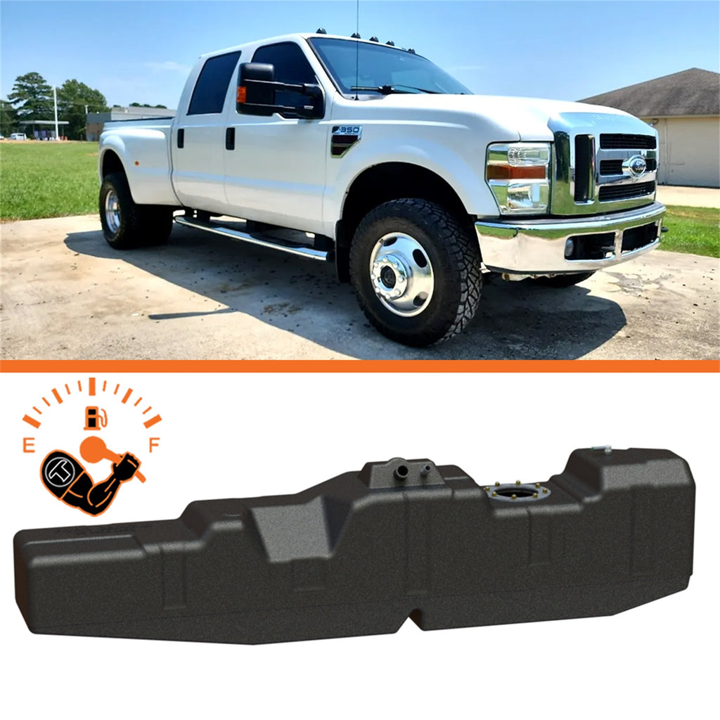 TITAN Fuel Tanks 7020508 Extra Large Midship Tank for Select Ford F-250 Super Duty, Ford F-350 Super Duty, Ford F-450 Super Duty