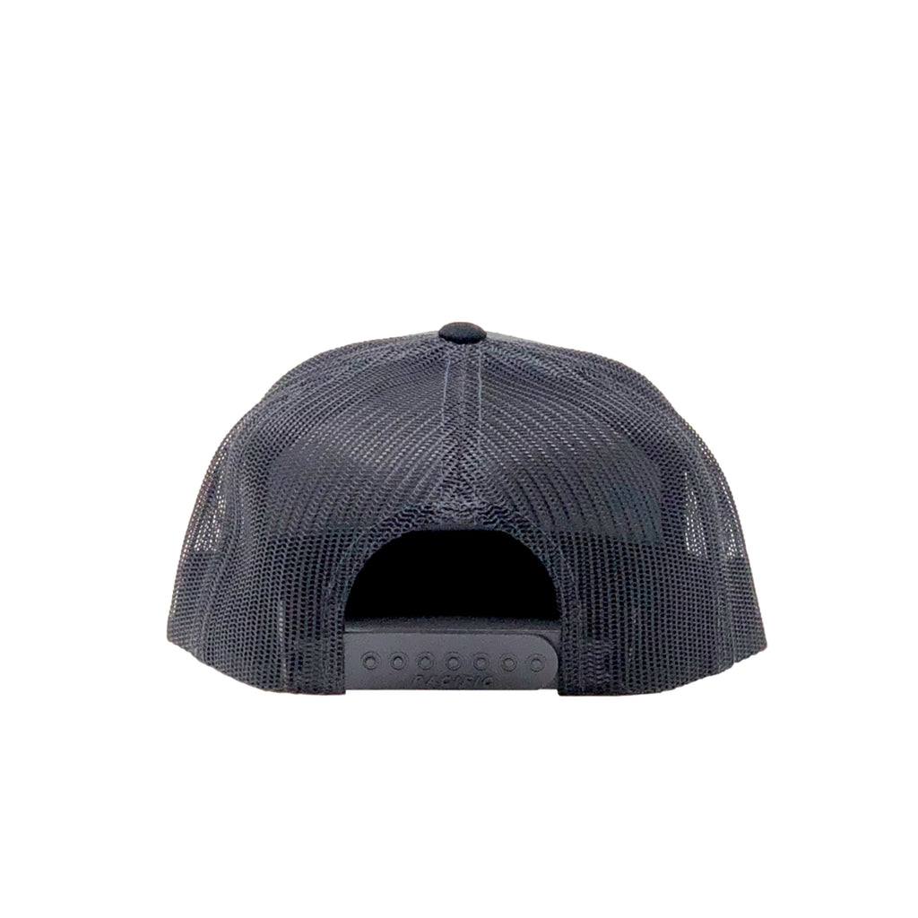 KC HiLiTES 70209 KC Hat Flat Bill Snapback Gray Black Mesh One Size Fits Most