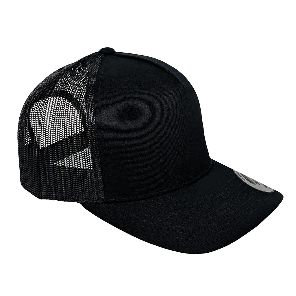 KC HiLiTES 70213 KC Hat Curved Trucker Black KC Logo Yellow One Size Fits Most