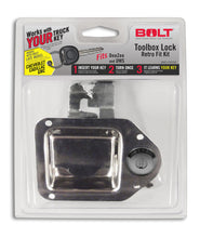 Load image into Gallery viewer, BOLT 7022697 TOOLBOX LATCH GM LATE MODEL for Select Buick Allure, Buick Enclave, Buick LaCrosse, Buick Lucerne, Cadillac CTS, Cadillac DTS, Cadillac Escalade, Cadillac SRX, Chevrolet Avalanche, Chevrolet Cobalt, Chevrolet Corvette, Chevrolet Equinox,