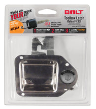 Load image into Gallery viewer, BOLT 7023548 TOOLBOX LATCH NISSAN for Select Chevrolet City Express, Nissan ARIYA, Nissan Altima, Nissan Armada, Nissan Cube, Nissan Frontier, Nissan Juke, Nissan LEAF, Nissan Maxima, Nissan Murano, Nissan NV1500, Nissan NV200, Nissan NV2500, Nissan