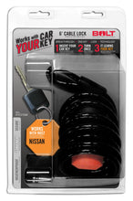 Load image into Gallery viewer, BOLT 7023720 6FT. CABLE LOCK NISSAN