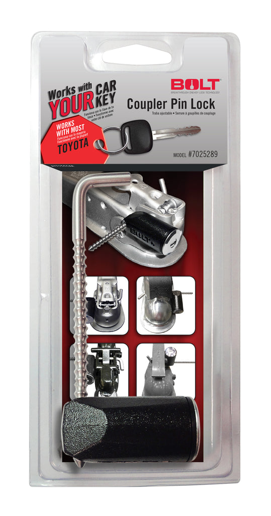 BOLT 7025289 COUPLER PIN LOCK TOYOTA for Select Scion tC, Toyota 4Runner, Toyota Avalon, Toyota Camry, Toyota Celica, Toyota Corolla, Toyota FJ Cruiser, Toyota Highlander, Toyota Land Cruiser, Toyota Matrix, Toyota Prius, Toyota RAV4, Toyota Sequoia,
