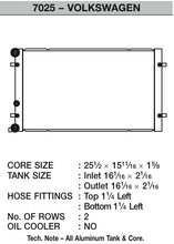 Load image into Gallery viewer, CSF Cooling - Racing &amp; High Performance Division 7025 99-06 VW Golf / GTI / 99-06 Jetta / GLI High-Performance All-Aluminum Radiator for Select Audi TT, Audi TT Quattro, Volkswagen Golf, Volkswagen Jetta