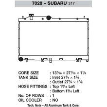 Load image into Gallery viewer, 7028---08-14-Subaru-WrxSti-Radiator-(Superseded-7094)