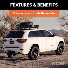 Load image into Gallery viewer, CURT 18115 CURT 18115 Universal 42 x 37-Inch Black Steel Roof Rack Rooftop Cargo Carrier - Truck Part Superstore
