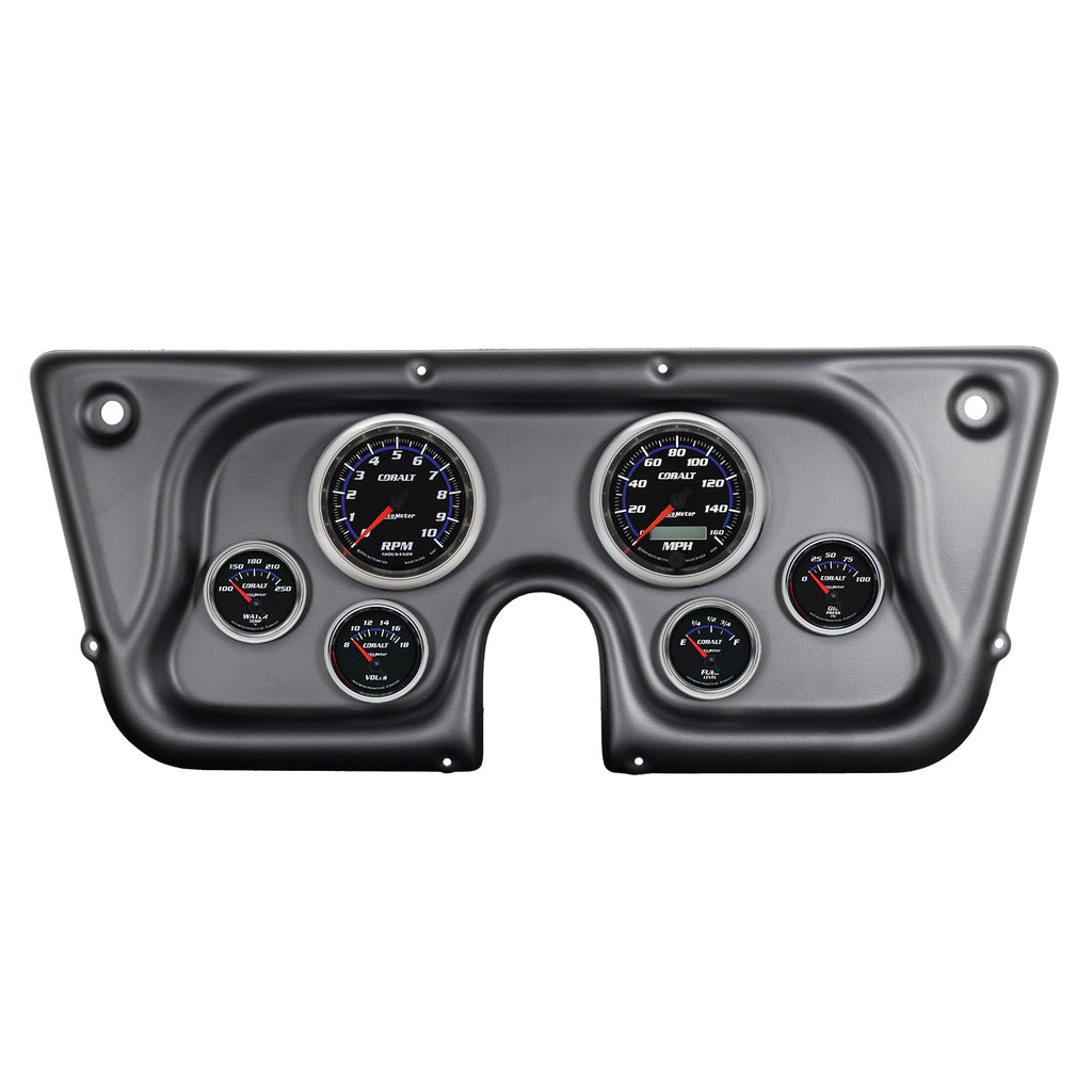 AutoMeter 7032-CB DIR FIT DSH KT, CHEV TRK C/K/K5/SUBRBN 67-72, RPM/MPH/FUEL/OILP/WTMP/BAT, CBLT
