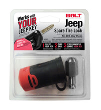 Load image into Gallery viewer, BOLT 7032301 SPARE TIRE LOCK (JEEP JL) for Select Jeep Gladiator, Jeep Wrangler