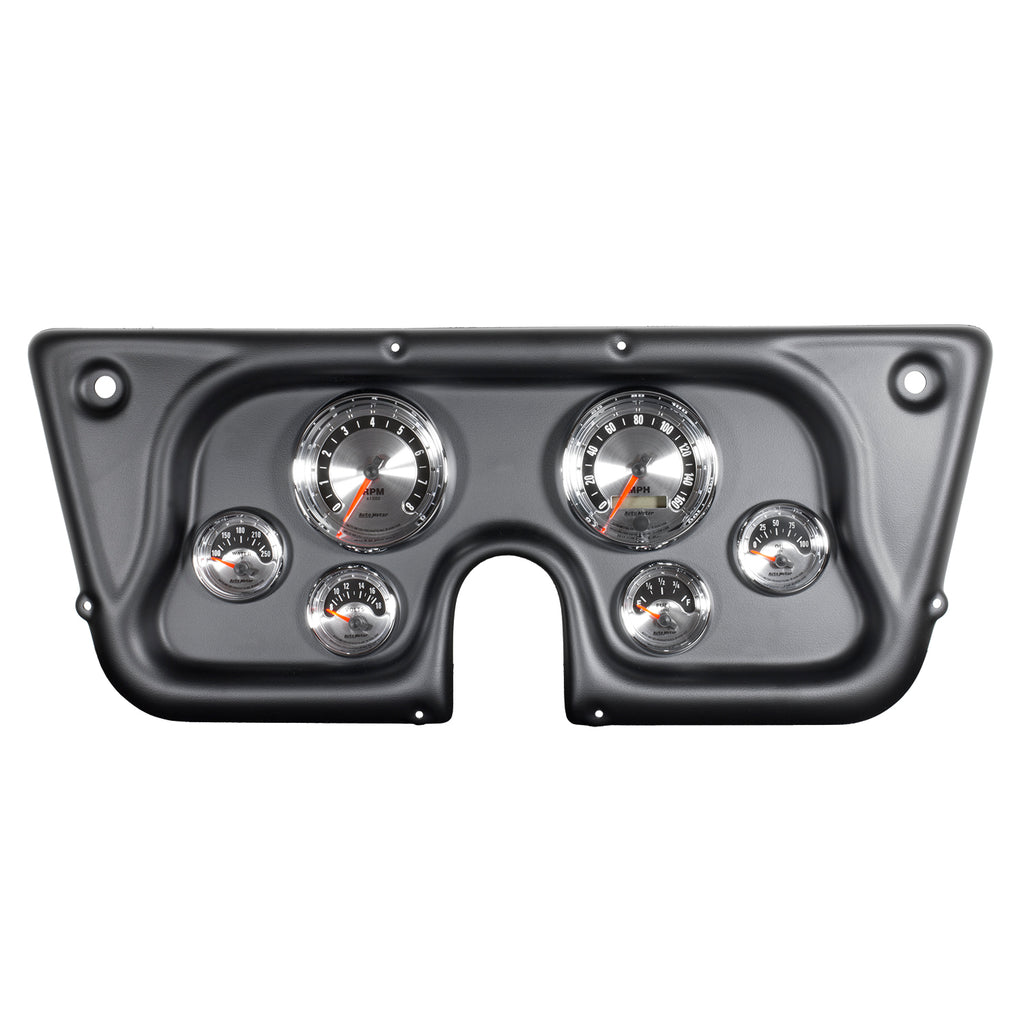 AutoMeter 7032 DIR FIT DSH KT, CHEVY TRUCK C/K/K5/SUBRBN 67-72, RPM/MPH/FUEL/OILP/WTMP/BAT, AM for Select Chevrolet Blazer, Chevrolet Brookwood, Chevrolet C10 Pickup, Chevrolet C10 Suburban, Chevrolet C20 Pickup, Chevrolet C20 Suburban, Chevrolet C30