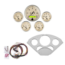 Load image into Gallery viewer, AutoMeter 7033-AB DIRECT FIT DASH KIT, CHEVY CAR 55-56, MPH/FUEL/OILP/WTMP/BAT, AB
