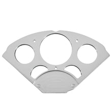 Load image into Gallery viewer, AutoMeter 7033 DASH PANEL, CHEVY CAR 55-56, 1 X 3-1/8" &amp; 4 X 2-1/16", SR BEZEL, BILLET for Select Chevrolet Bel Air, Chevrolet One-Fifty Series, Chevrolet Sedan Delivery, Chevrolet Two-Ten Series