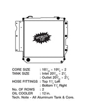 Load image into Gallery viewer, CSF Cooling - Racing &amp; High Performance Division 7035 05-06 Jeep Wrangler Heavy Duty (AT &amp; MT) High-Performance All-Aluminum Radiator for Select Jeep Wrangler
