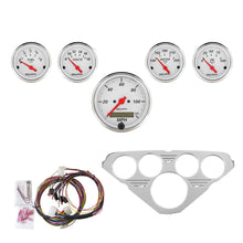 Load image into Gallery viewer, AutoMeter 7036-AW DIRECT FIT DASH KIT, CHEVY TRUCK 55-59, MPH/FUEL/OILP/WTMP/BAT, AW