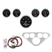 Load image into Gallery viewer, AutoMeter 7036-DB DIRECT FIT DASH KIT, CHEVY TRUCK 55-59, MPH/FUEL/OILP/WTMP/BAT, DB