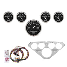Load image into Gallery viewer, AutoMeter 7036-OTB DIRECT FIT DASH KIT, CHEVY TRUCK 55-59, MPH/FUEL/OILP/WTMP/BAT, OTB