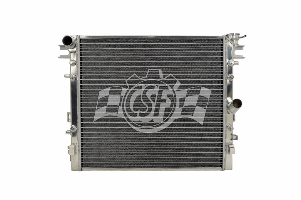 CSF Cooling - Racing & High Performance Division 7036 07-12 Jeep Wrangler (JK) Heavy Duty (AT & MT) All-Aluminum Radiator for Select Jeep Wrangler
