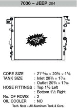 Load image into Gallery viewer, CSF Cooling - Racing &amp; High Performance Division 7036 07-12 Jeep Wrangler (JK) Heavy Duty (AT &amp; MT) All-Aluminum Radiator for Select Jeep Wrangler