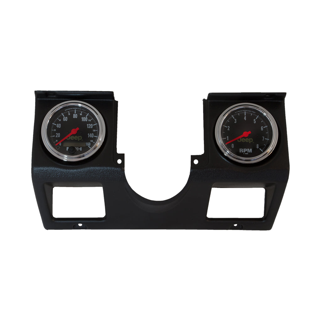 AutoMeter 7040 DIR FIT DSH KT, WRANGLER (YJ) 87-96, TACH/MPH/FUEL/OILP/WTMP/VOLT/TRANS, JEEP for Select Jeep Wrangler