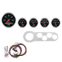 Load image into Gallery viewer, AutoMeter 7042-DB DIRECT FIT DASH KIT, CHEVY CAR 53-54, MPH/FUEL/OILP/WTMP/BAT, DB