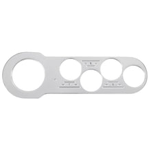 Load image into Gallery viewer, AutoMeter 7042 DASH PANEL, CHEVY CAR 53-54, 1 X 3-1/8", 4 X 2-1/16", BILLET for Select Chevrolet Bel Air, Chevrolet One-Fifty Series, Chevrolet Sedan Delivery, Chevrolet Two-Ten Series