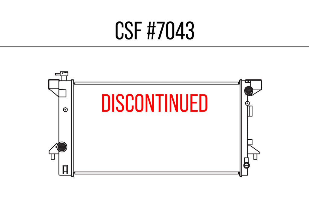 CSF Cooling - Racing & High Performance Division 7043 CSF 7043 - 10-14 Ford F-150 SVT Raptor Radiator (Discontinued)