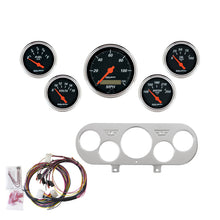Load image into Gallery viewer, AutoMeter 7044-DB DIRECT FIT DASH KIT, NOVA 62-65, MPH/FUEL/OILP/WTMP/BAT, DB