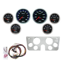Load image into Gallery viewer, AutoMeter 7045-CB DIRECT FIT DASH KIT, CHEVY TRUCK 67-72, TACH/MPH/FUEL/OILP/WTMP/VOLT, COBALT