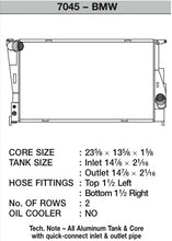 Load image into Gallery viewer, CSF Cooling - Racing &amp; High Performance Division 7045 BMW E82 1M / 08-11 E8X 135i / 07-11 E9X 335i (MT) All-Aluminum Radiator for Select BMW 1 Series M, BMW 135i, BMW 135is, BMW 335i, BMW Z4