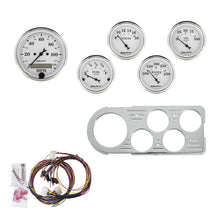 Load image into Gallery viewer, AutoMeter 7046-OTW DIRECT FIT DASH KIT, FORD TRUCK 48-50, MPH/FUEL/OILP/WTMP/BAT, OTW