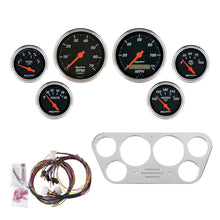 Load image into Gallery viewer, AutoMeter 7048-DB DIRECT FIT DASH KIT, FORD TRUCK 53-55, TACH/MPH/FUEL/OILP/WTMP/VOLT, DB