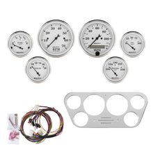 Load image into Gallery viewer, AutoMeter 7048-OTW DIRECT FIT DASH KIT, FORD TRUCK 53-55, TACH/MPH/FUEL/OILP/WTMP/VOLT, OTW