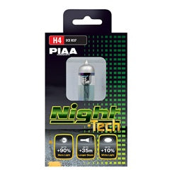 PIAA 70485 H4/9003/HB2 Night-Tech Replacement Bulb for Select Aprilia Dorsoduro 1200, Aprilia Dorsoduro 750 ABS, Aprilia ETV Caponord, Aprilia RSV Mille, Aprilia RSV Mille R, Aprilia RSV Mille R Haga, Aprilia RSV Mille SP, Aprilia RXV 450, Aprilia RXV