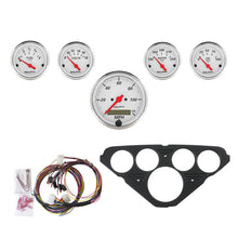 Load image into Gallery viewer, AutoMeter 7049-AW DIRECT FIT DASH KIT, CHEVY TRUCK 55-59, MPH/FUEL/OILP/WTMP/BAT, AW