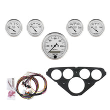 Load image into Gallery viewer, AutoMeter 7049-OTW DIRECT FIT DASH KIT, CHEVY TRUCK 55-59, MPH/FUEL/OILP/WTMP/BAT, OTW