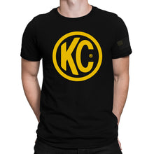 Load image into Gallery viewer, KC HiLiTES 70617 KC Classic Yellow Logo Tee Shirt - Black - 3X-Large
