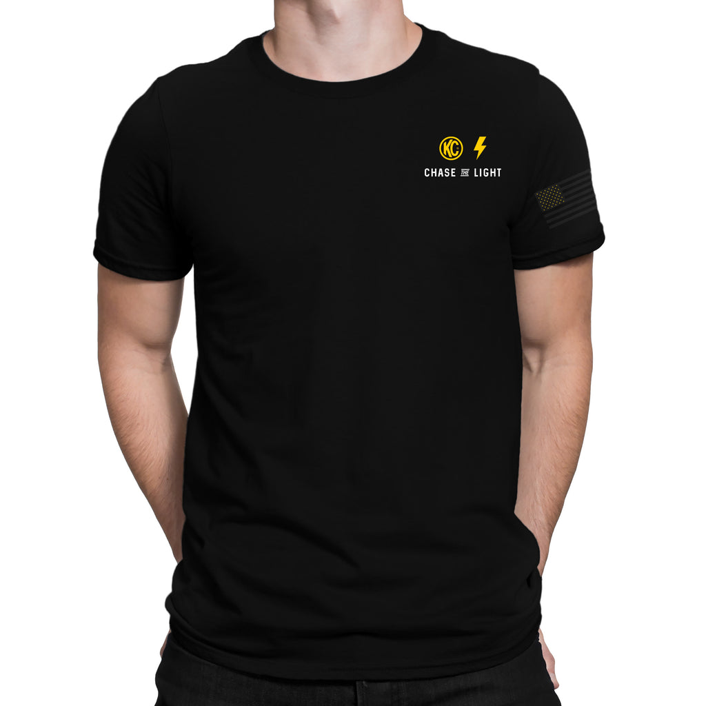 KC HiLiTES 70621 KC Fear No Trail Tee Shirt - Black - X-Large