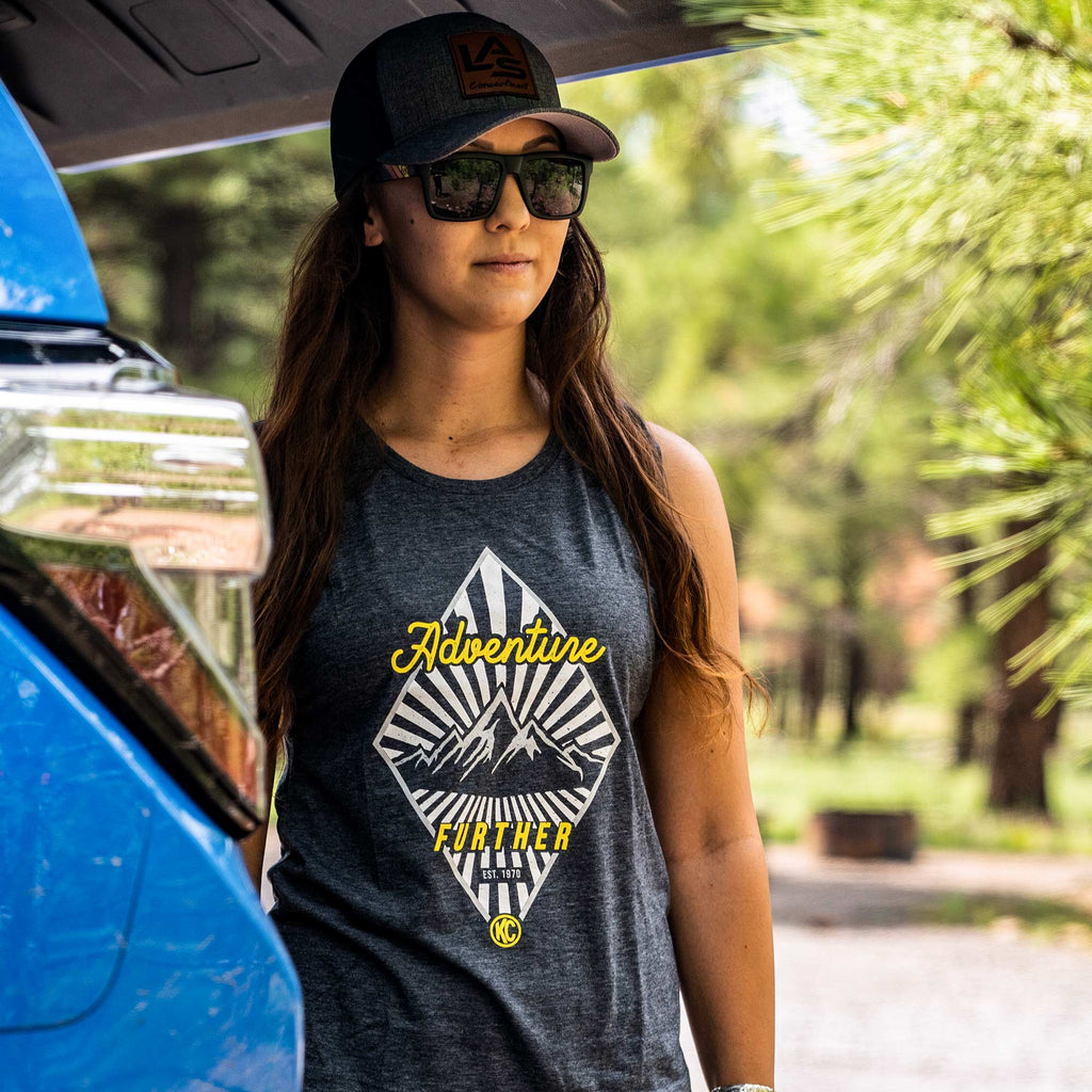 KC HiLiTES 70632 KC Women's Adventure Further Tank - Blue - Medium