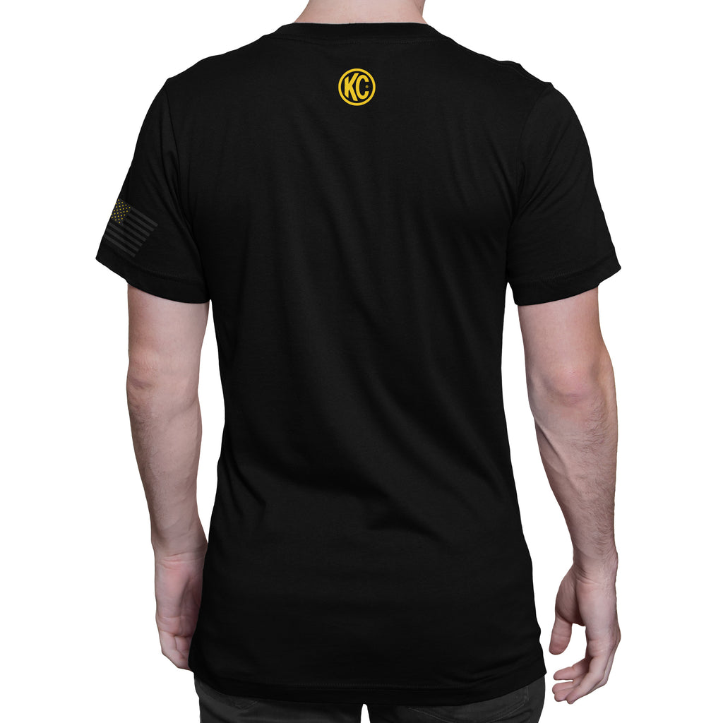 KC HiLiTES 70638 KC The Original Tee Shirt - Black - Large