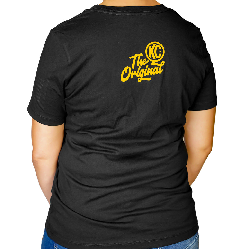 KC HiLiTES 70645 KC Women's KC Tee Shirt - Black - Large