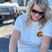 Load image into Gallery viewer, KC HiLiTES 70655 KC Baja Bound Retro Tee Shirt - Natural - Medium