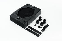 Load image into Gallery viewer, CSF Cooling - Racing &amp; High Performance Division 7065B The KING Cooler - Ultimate Drag Race Radiator w/ SPAL Fan &amp; Mounting Kit - Black
