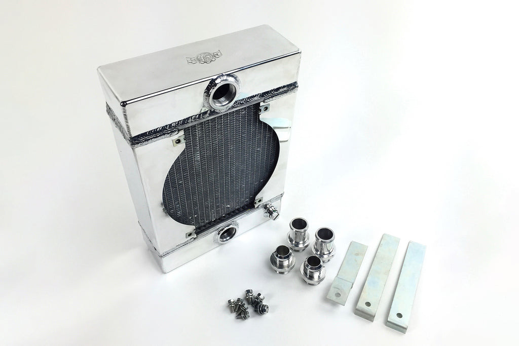 CSF Cooling - Racing & High Performance Division 7065 The KING Cooler - Ultimate Drag Race Radiator w/ SPAL Fan & Mounting Kit