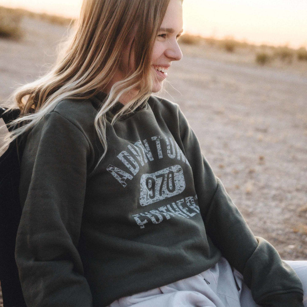 KC HiLiTES 70665 KC Women's Collegiate Adventurer Mid-Length Hoodie - Green - Medium