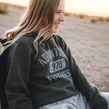 Load image into Gallery viewer, KC HiLiTES 70667 KC Women's Collegiate Adventurer Mid-Length Hoodie - Green - X-Large