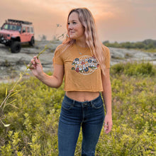 Load image into Gallery viewer, KC HiLiTES 70670 KC Women's Bloom Retro Crop Top - Gold - Medium