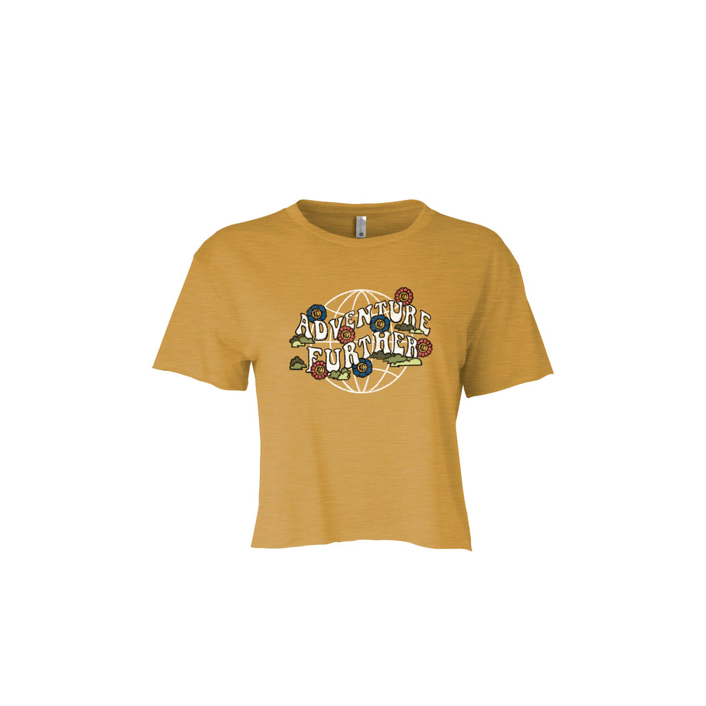 KC HiLiTES 70672 KC Women's Bloom Retro Crop Top - Gold - X-Large